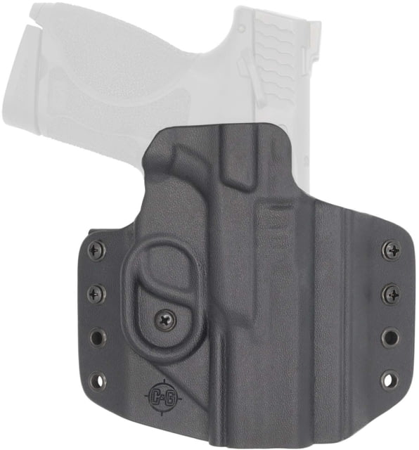 C&G Holsters Covert OWB Belt Holster S&W M&P 10/45 4'' Right Hand Black - C&G Holsters