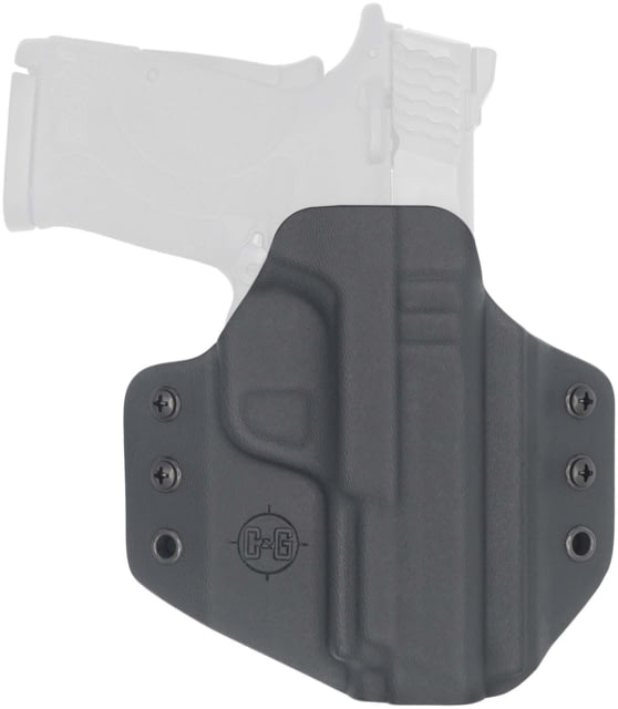 C&G Holsters Covert OWB Belt Holster S&W M&P Shield 9EZ/Equalizer Right Hand Black - C&G Holsters