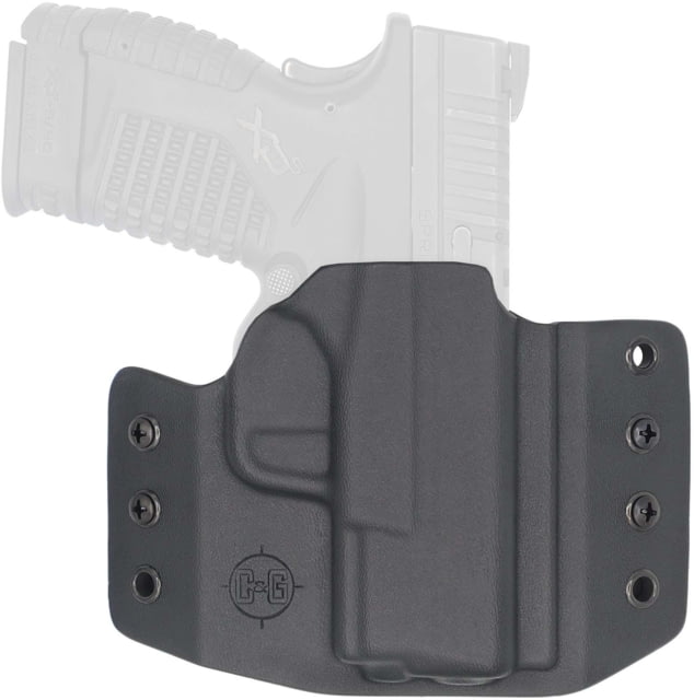 C&G Holsters Covert OWB Belt Holster Springfield XDs/XDs MOD2 3.3'' Right Hand Black - C&G Holsters