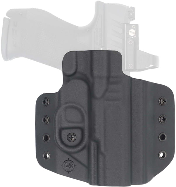 C&G Holsters Covert Kydex OWB Belt Holster w/Omega and Kickramp Walther PDP Full-Size 4in Right Hand CNC Black