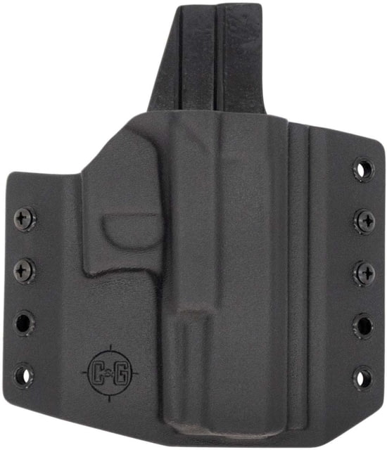 C&G Holsters Covert OWB Belt Holster Ruger LCR Right Hand Black - C&G Holsters