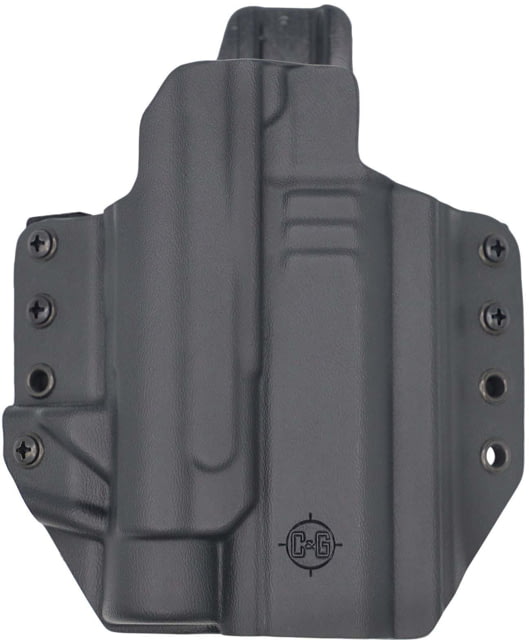 C&G Holsters Tactical OWB Belt Holster Staccato P/C2 TLR1/HL Left Hand Black - C&G Holsters