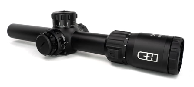 C&H Precision Weapons LPVO 2-12x24mm 30mm Tube Rifle Scope First Focal Plane Glass-Etched Reticle Black - C&H Precision Weapons