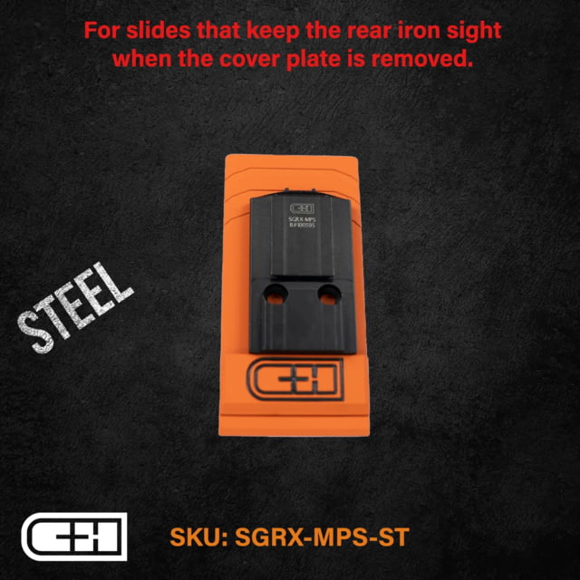 C&H Precision Weapons Optics Adapter Plate Sig P320 RX/Pro/Axg Steiner MPS - C&H Precision Weapons