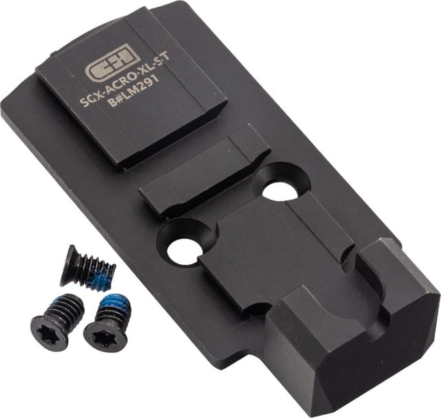 C&H Precision Weapons Optics Adapter Plate - Sig P320 X-series/legion W/ Romeo1pro/dpp Cut Black