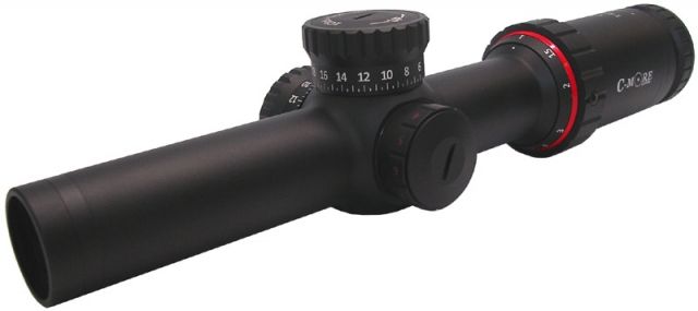 C-MORE C3  Competition LPVO Rifle Scope - TJ1I Reticle - C-More