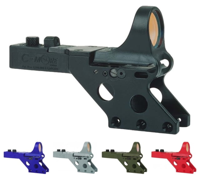 C-MORE Serendipity Red Dot Sight w/Click Switch,Frame Width .830in,Red, 12 MOA CSL830R-12 by USA C-More Red Dot Sights