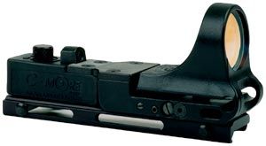 C-MORE Railway Red Dot Sight w/Click Switch Black 4 MOA - C-More