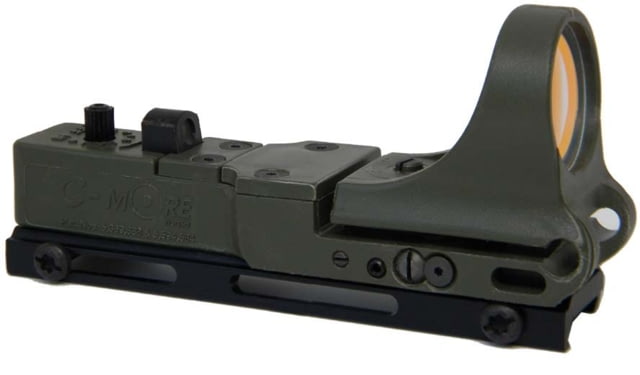 C-MORE Railway Red Dot Sight w/Standard Switch Olive Drab Green 16 MOA