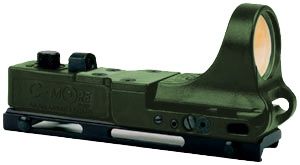 C-More Railway 8MOA Waterproof Weaver/Picatinny Red Dot Sight OD Green CM - C-More