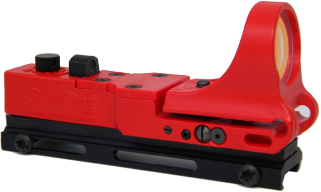 C-MORE Tactical Railway Red Dot Sight w/Click Switch Red 6 MOA - C-More
