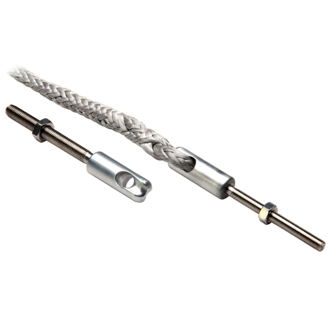 C. Sherman Johnson Splice Eye w/Threaded Stud 1/4in-28 x 2-1/2in LH w/Splice Eye