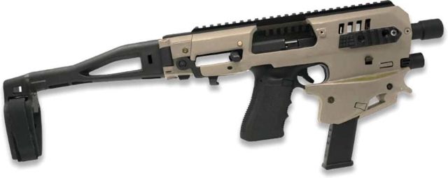 CAA 2.0 Gen 2 Glock 17/19/19X/22/23/25/31/32/45 Micro Conversion Kit Tan/FDE