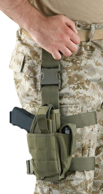 Cactus Jack Drop Leg Holster Glock 17 Beretta 92 1911 Fully adjustable 600D polyester Od Green