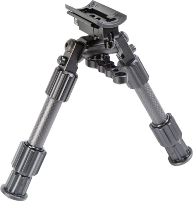 Caldwell Accumax Carbon Fiber Premium Swivel Stud Bipod 6in-9in Black