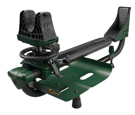 Caldwell Lead Sled DFT-2 Shooting Rest with Weight Tray Adjustable Tube Steel Frame Green/ Black