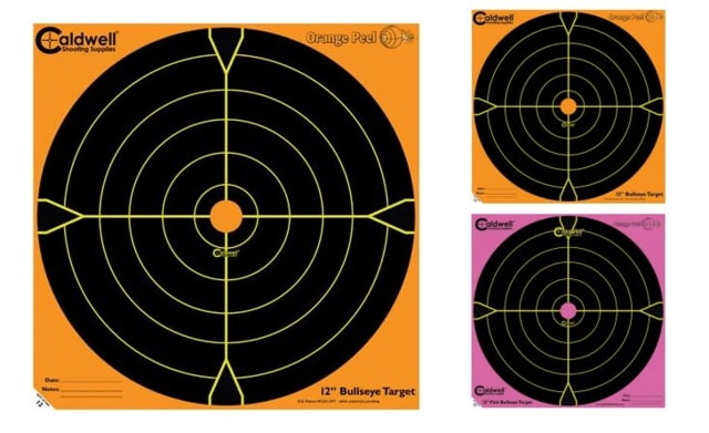 US Caldwell Orange Peel 12-in Bullseye Targets, 25 Sheets, 1166112 Tech Data
