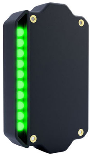 Caldwell Flash Bang AR500 Steel Target Hit Indicator 10 Green LED Lights 5in Targets Range 1000 yards Black