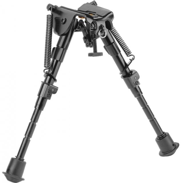 Caldwell XLA Fixed Position Bipod - 6-9in Black w/ Sling Attachment Point