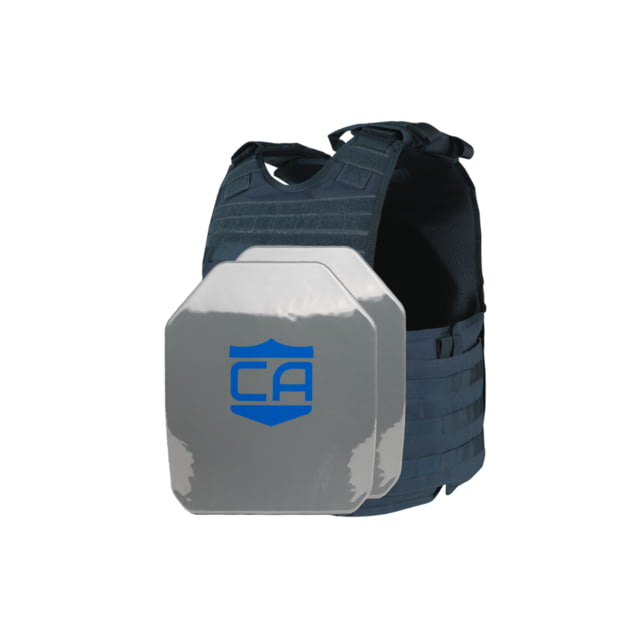 Caliber Armor Condor EXO&AR550 Level III+ Complete Plate Carrier Package Polyshield Coat SAPI Navy Blue  Small/Medium 19-AR5508 - Caliber Armor