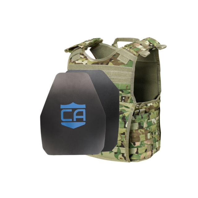 Caliber Armor Condor EXO&AR550 Level III+ Standard Complete Plate Carrier Package Shooter/SAPI Scorpion OCP  Small/Medium 19-AR550-EX - Caliber Armor