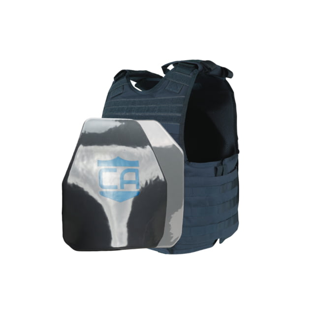 Caliber Armor Condor EXO&AR550 Level III+ PolyShield Complete Plate Carrier Package Shooter/SAPI Navy Blue  Small/Medium 19-AR5506 - Caliber Armor