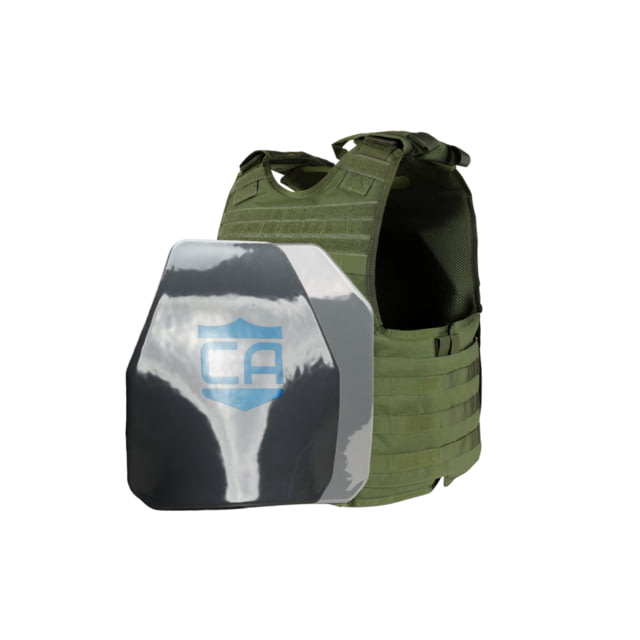 Caliber Armor Condor EXO&AR550 Level III+ PolyShield Complete Plate Carrier Package Shooter/SAPI OD Green  Small/Medium 19-ARR - Caliber Armor
