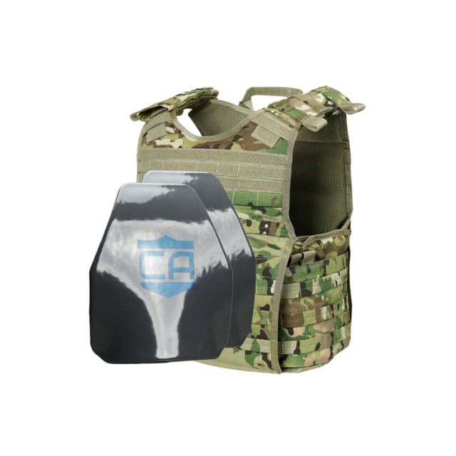 Caliber Armor Condor EXO&AR550 Level III+ PolyShield Complete Plate Carrier Package Shooters Scorpion OCP  Small/Medium - Caliber Armor