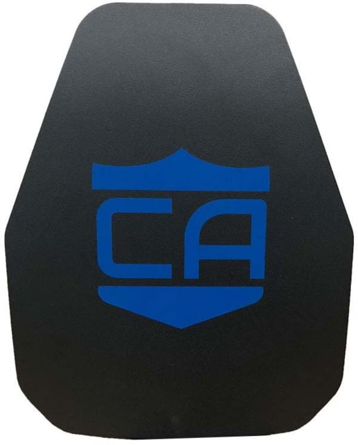 Caliber Armor AR550 III+ Multi-Curve Steel Body Armor Black 8'' X 10'' - Caliber Armor