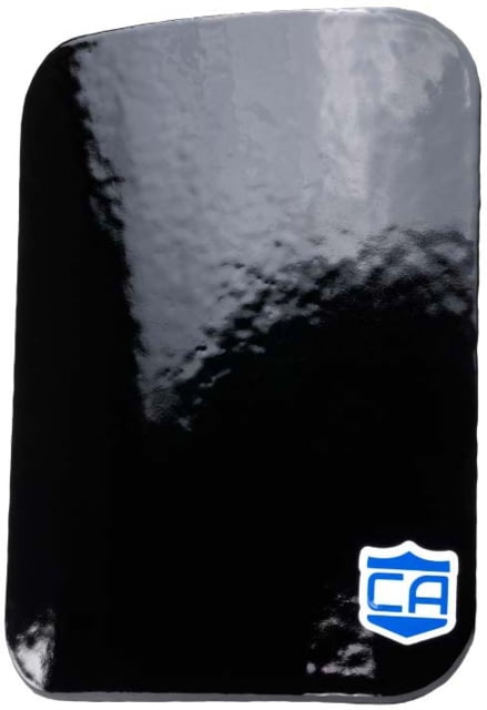 Caliber Armor AR550 III+ Steel Body Armor Side Plates Single Plate Standard Coating Black 6'' X 8'' - Caliber Armor