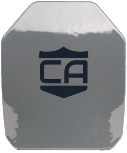 Caliber Armor AV2 Multi-Curve RF2 Body Armor w/ Polyshed Protection SAPI Style Caliber Gray 10'' X 12'' - Caliber Armor