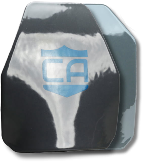 Caliber Armor AR550 Level III+ PolyShield Armor Plate - Pack of 2 Shooter/SAPI Cut Multi-Curved  inch - Caliber Armor
