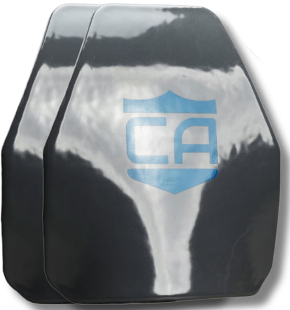 Caliber Armor AR550 Level III+ PolyShield Armor Plate - Pack of 2 Shooter Cut Multi-Curved  inch - Caliber Armor
