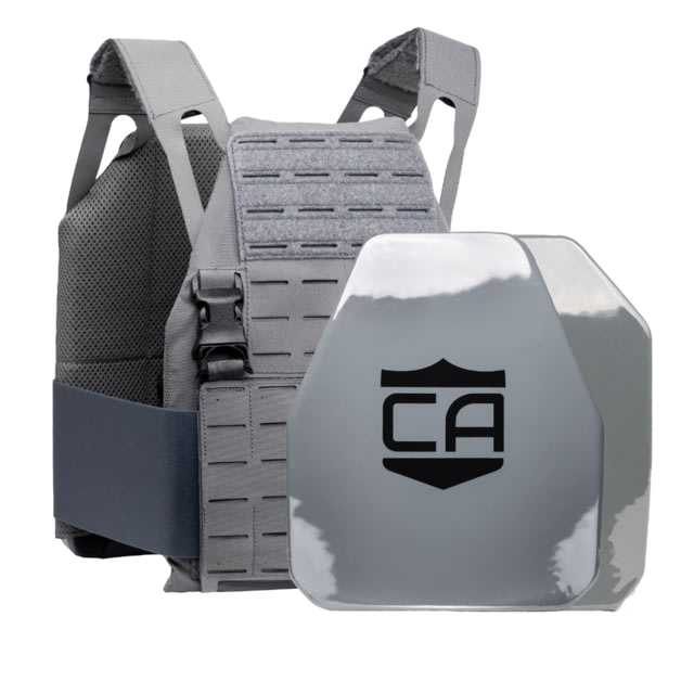 Caliber Armor Caliber AV2 DV8 RF2 Complete Plate Carrier Package Wolf Gray 10x12in - Caliber Armor