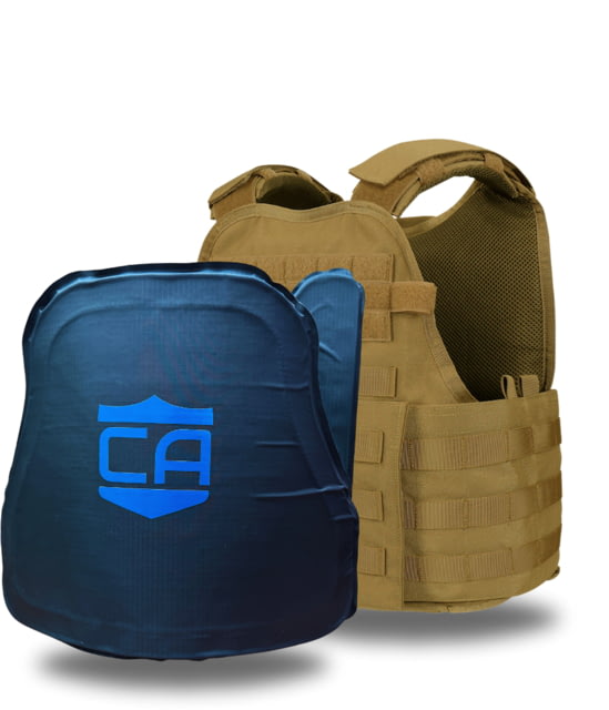 Caliber Armor CaliberX IIIA MOPC Complete Plate Carrier Package Coyote Brown - Caliber Armor
