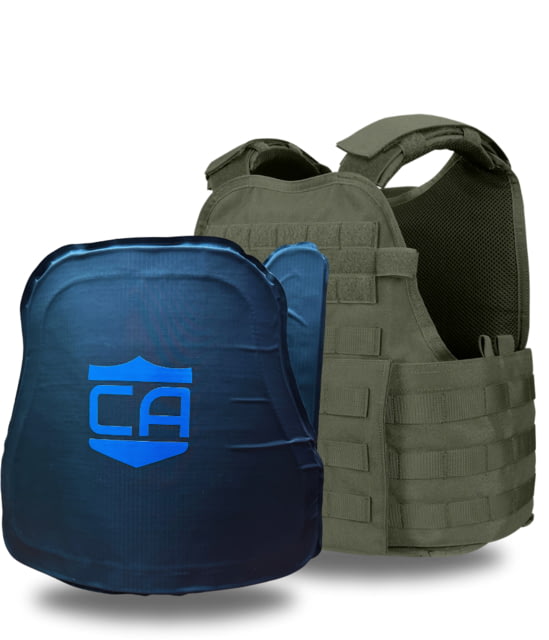 Caliber Armor CaliberX IIIA MOPC Complete Plate Carrier Package OD Green - Caliber Armor