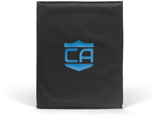 Caliber Armor CaliberX Level IIIA DuPont Kevlar Soft Body Armor Rectangle Plate 8x10 inch Black Non-Curved - Caliber Armor