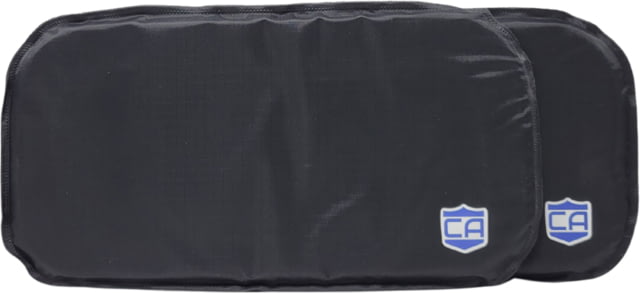 Caliber Armor CaliberX Level IIIA DuPont Kevlar Soft Armor Side Plate - Pack of 2 5.25x8.5 inch Black Non-Curved SAPI - Caliber Armor