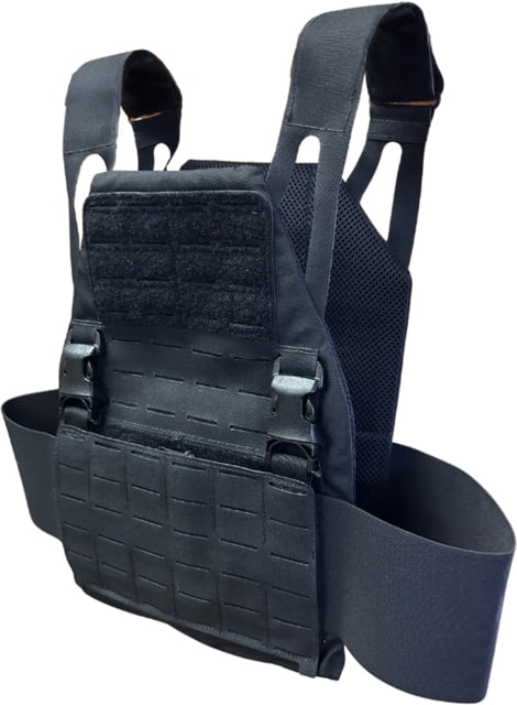 Caliber Armor DV8 Complete Plate Carrier Package Shooters/SAPI Cut Black - Caliber Armor