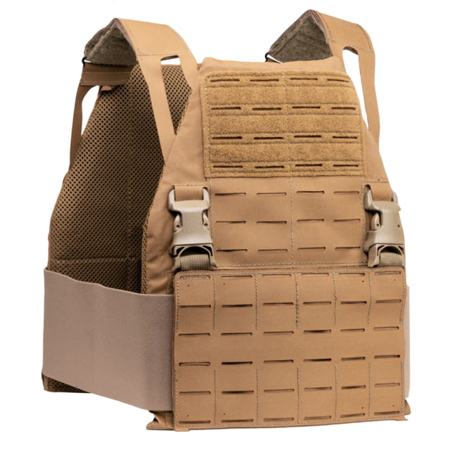 Caliber Armor DV8 Plate Carrier Shooters Cut 11x14in Coyote Tan Large - Caliber Armor