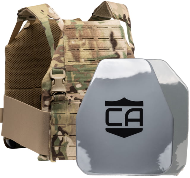 Caliber Armor Caliber AV2 DV8 - RF2 Body Armor Package Shooters Cut Front and Back Medium MultiCam 10 x 12 - Caliber Armor