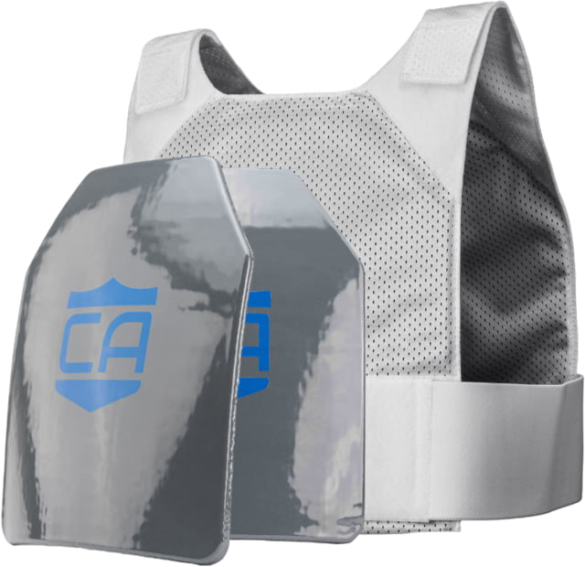 Caliber Armor CaliberHX IIIA Hard Armor Gray Man Concealable Complete Plate Carrier Package White 8x10in - Caliber Armor