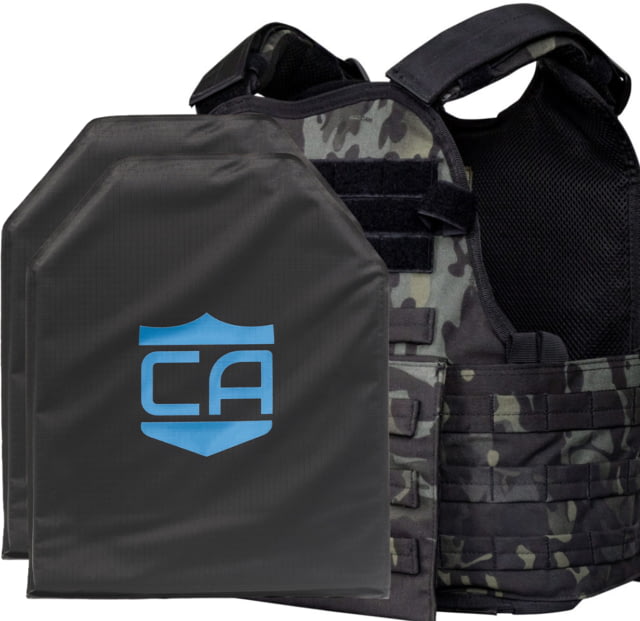 Caliber Armor CaliberX IIIA/HG2 Active Response Complete Plate Carrier Package Black Multicam - Caliber Armor