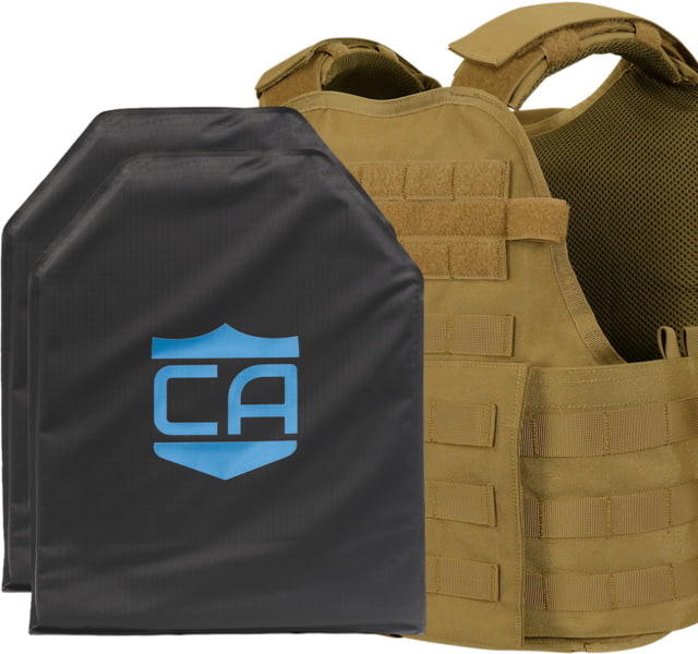 Caliber Armor CaliberX IIIA/HG2 Active Response Complete Plate Carrier Package Coyote Brown - Caliber Armor