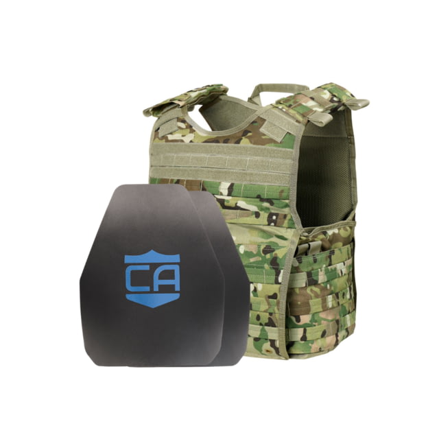 Caliber Armor Condor EXO&AR550 Level III+ Complete Plate Carrier Package Standard Coat Shooters Scorpion OCP  Small/Medium - Caliber Armor