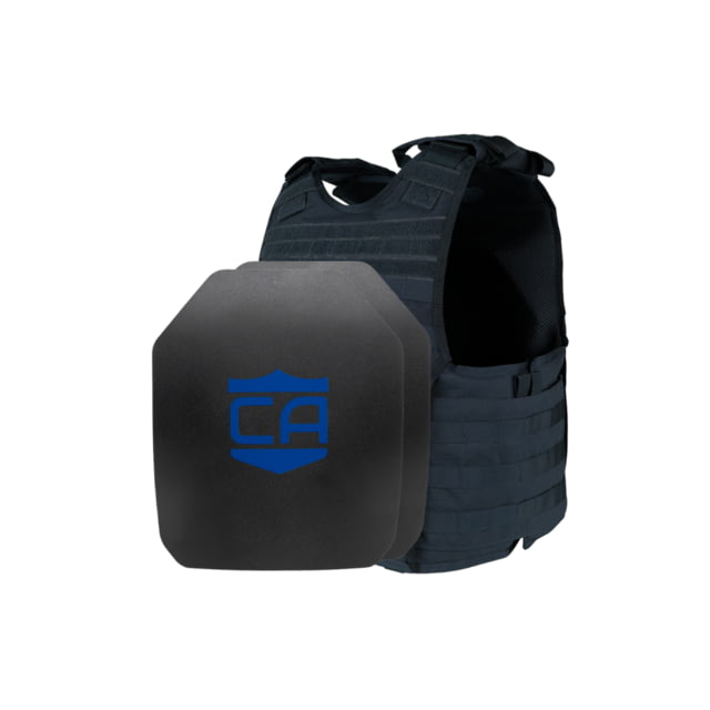 Caliber Armor Condor EXO&AR550 Level III+ Complete Plate Carrier Package Standard Coat SAPI Navy Blue  Small/Medium - Caliber Armor