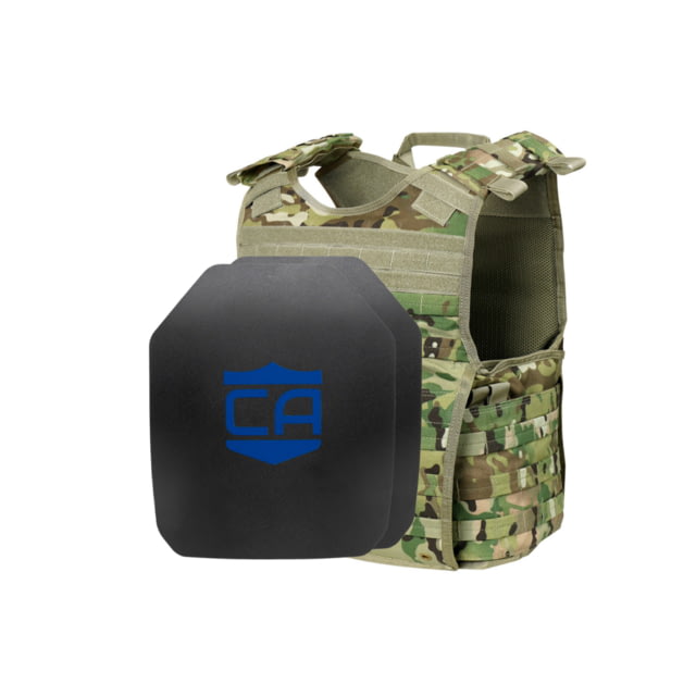 Caliber Armor Condor EXO&AR550 Level III+ Complete Plate Carrier Package Standard Coat SAPI Scorpion OCP  Small/Medium 19-AR5 - Caliber Armor