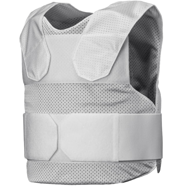Caliber Armor CaliberX IIIA Covert Body Wraparound Armor Vest White Medium/Large - Caliber Armor