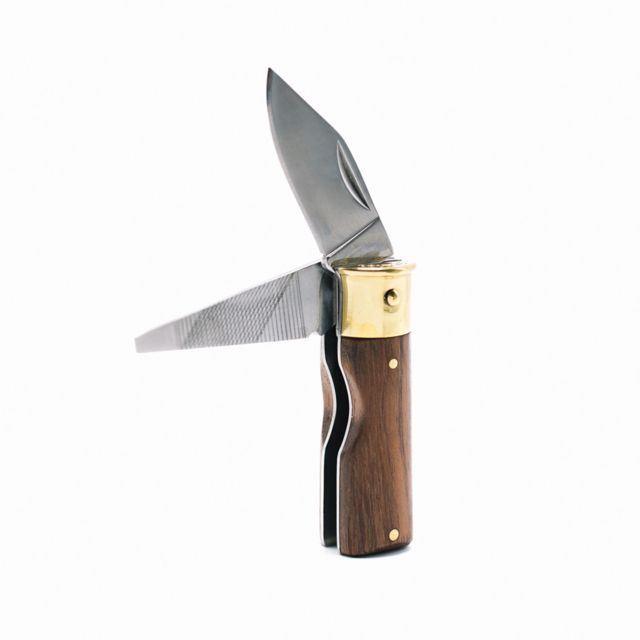 Caliber Gourmet Rosewood Bullet Knife Brass Handle Wood Brass 2.5 x .5 in - Caliber Gourmet