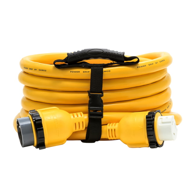 Camco 50 Amp Power Grip Marine Extension Cord - 25ft M-Locking/F-Locking Adapter One Size